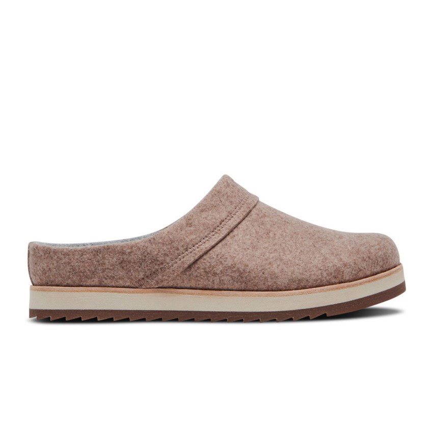 Sabots Merrell Juno Clog Wool Marron Clair Femme | G.G.BMYL